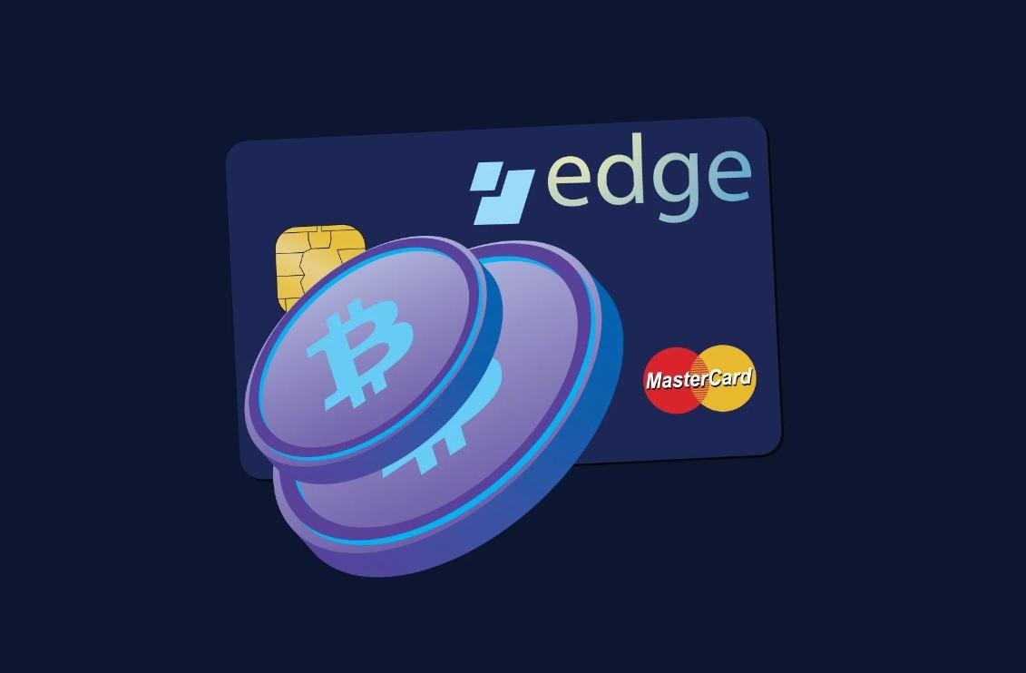  Fintech startuolis Edge išleidžia 1-ąją Bitcoin mastercard be KYC