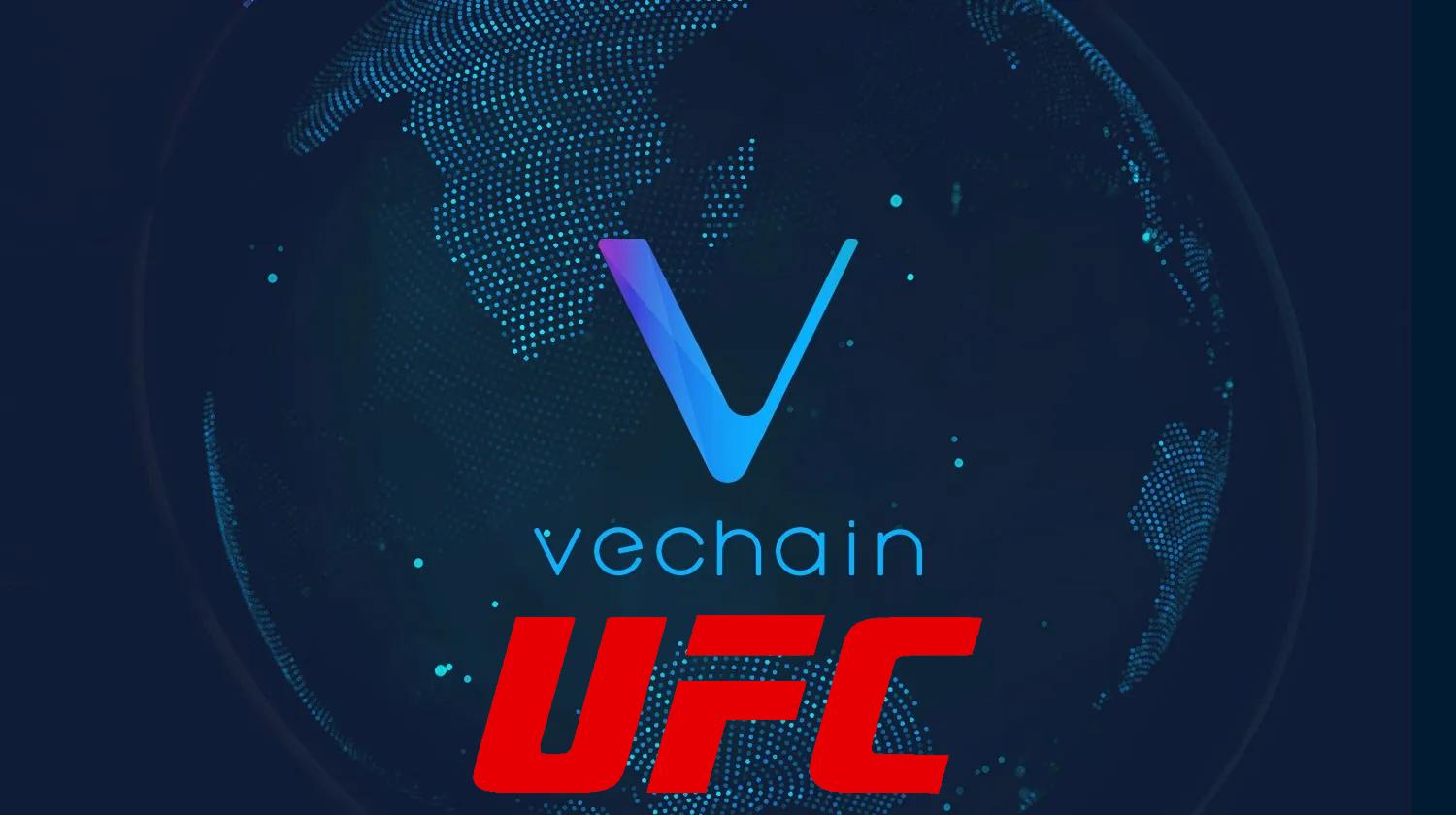  VeChain 100 mln. dolerių vertės rėmimo sutartis su UFC