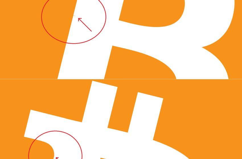  Po 12 metų ant originalaus Bitcoin logotipo rastas defektas
